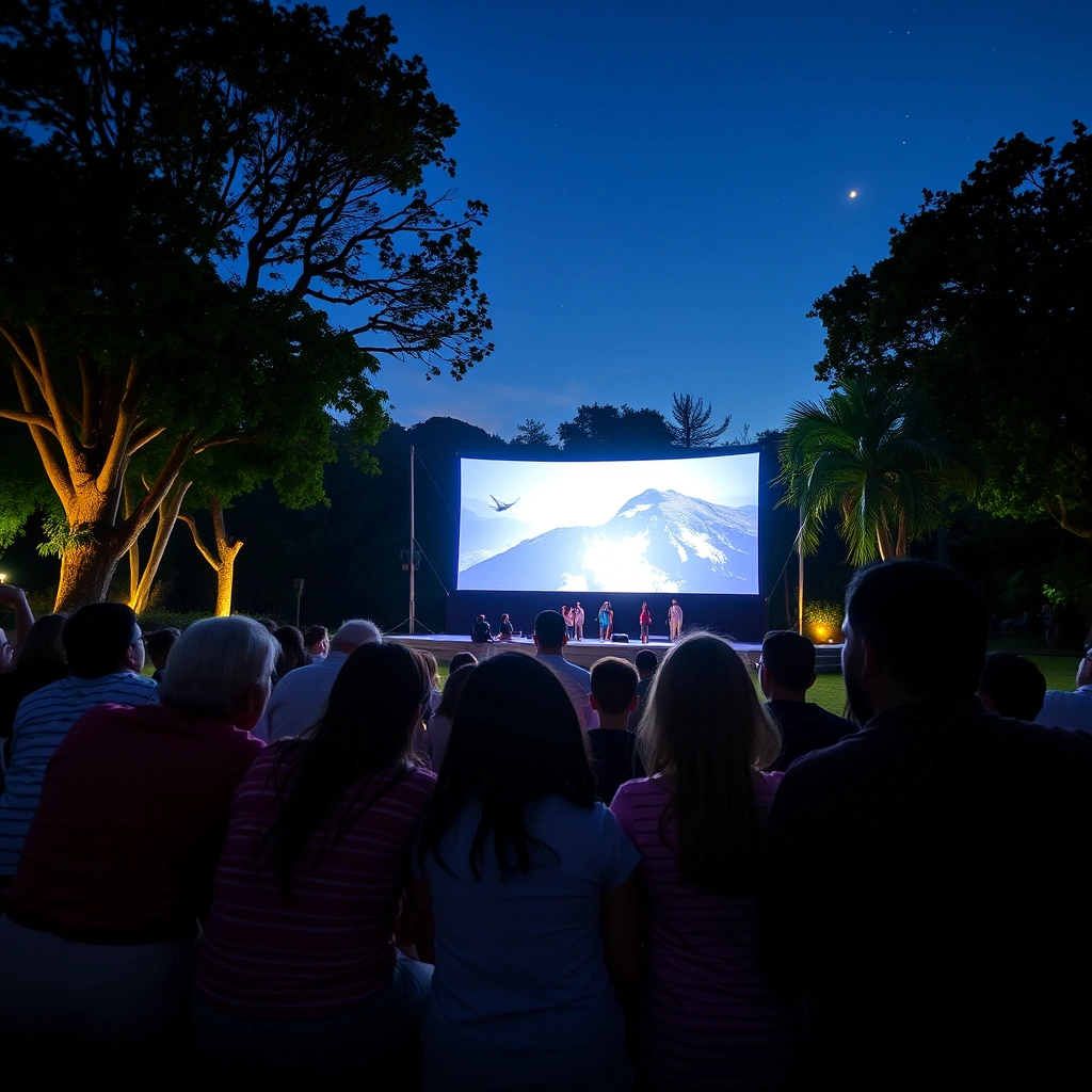 Cinema ao Ar Livre: Experiência Única em São Paulo Encanta Público