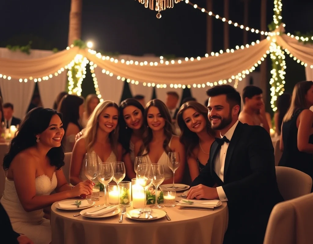 O Amor Está no Ar: Casais Famosos Brilham em Festa Exclusiva