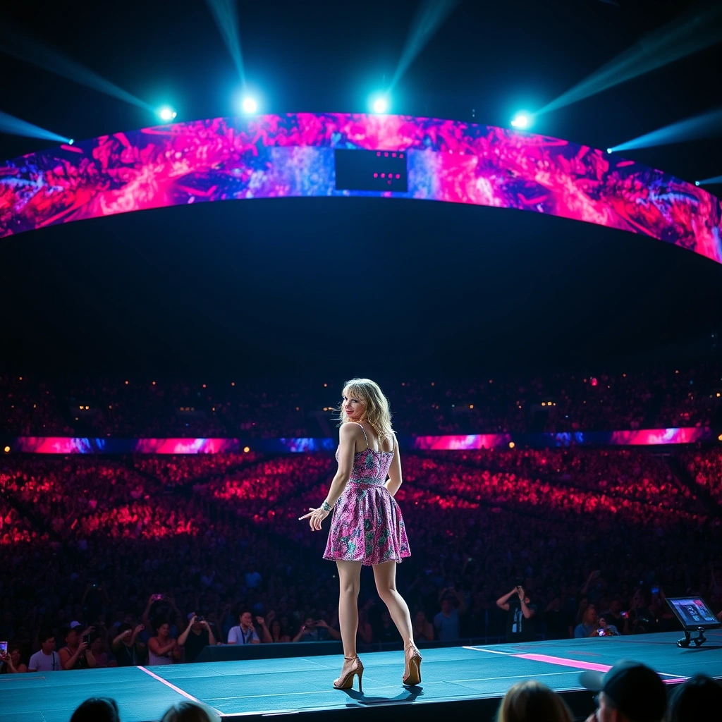 Show de Taylor Swift em São Paulo Bate Recorde de Público no Allianz Parque