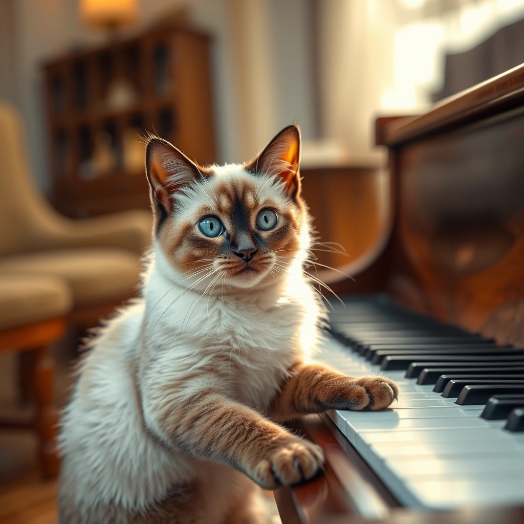 Vídeo de gato tocando piano viraliza e divide opiniões na internet