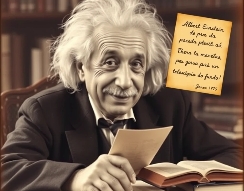A Vida Secreta de Einstein: Cartas Inéditas Revelam Amor e Ciência