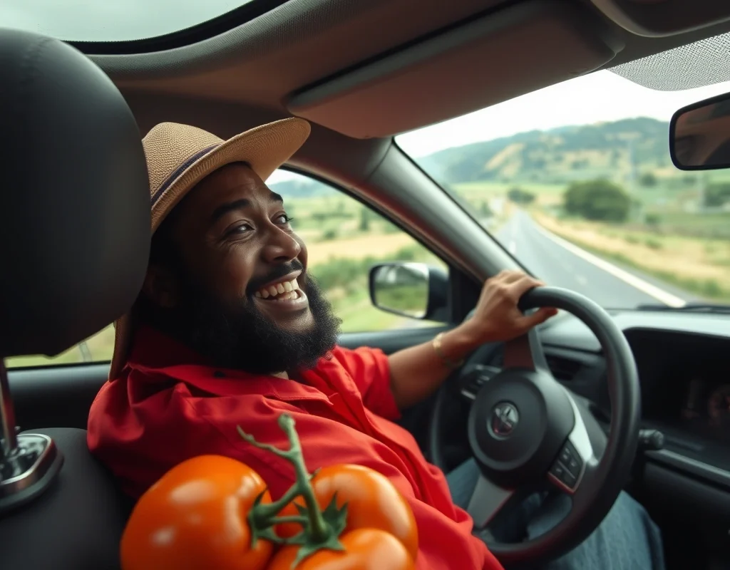 Caminhoneiro Viraliza ao Fazer Coreografia com Carga de Tomates
