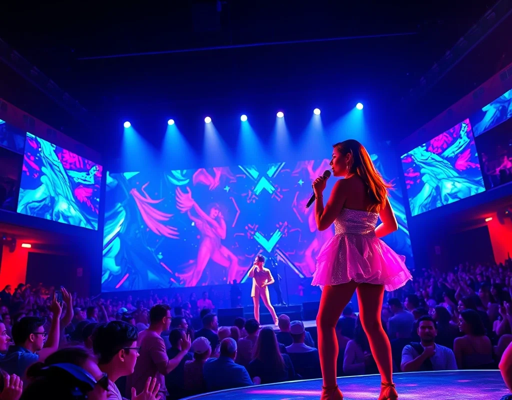Inovação no Palco: Show de Luzes Holográficas Revoluciona Entretenimento Noturno