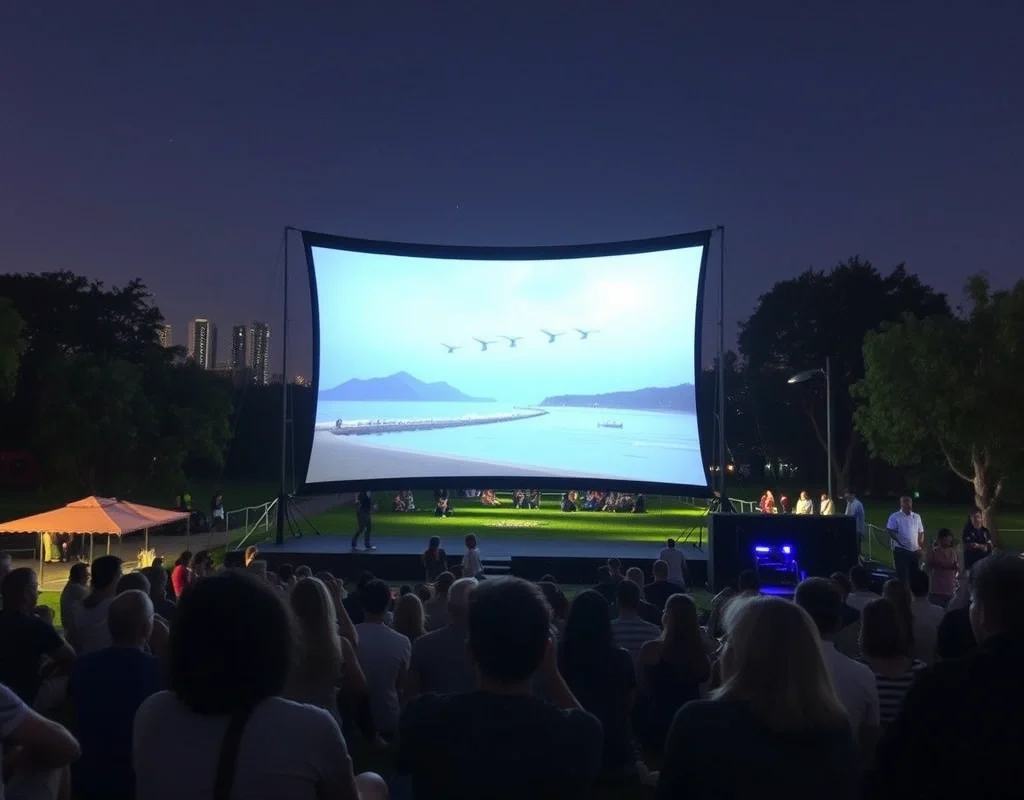Cinema ao Ar Livre: A Nova Onda de Entretenimento que Conquista as Cidades