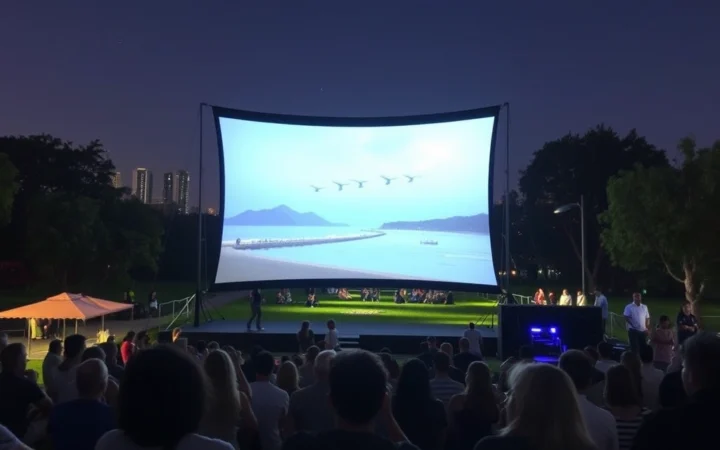 Cinema ao Ar Livre: A Nova Onda de Entretenimento que Conquista as Cidades
