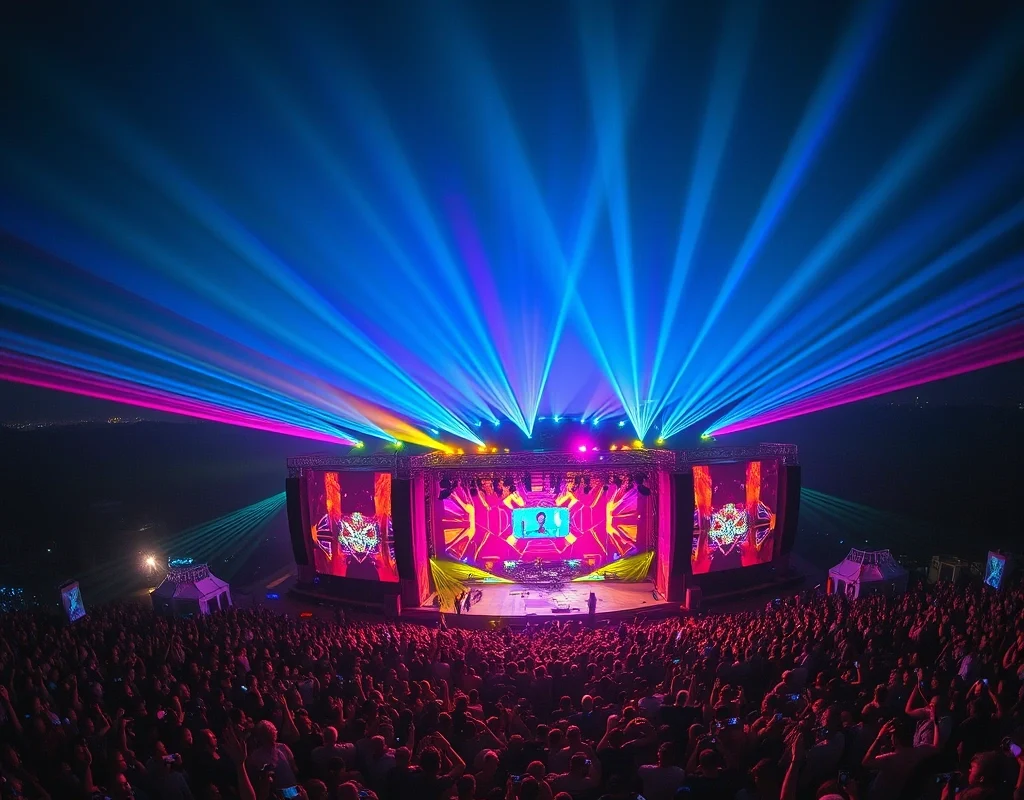 Festival de Verão Surpreende com Fusão de Música Eletrônica e Arte Digital