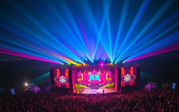 Festival de Verão Surpreende com Fusão de Música Eletrônica e Arte Digital